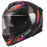 LS2 FF818 Storm III helmet Sporty matt grey purple