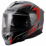LS2 FF818 Storm III helmet Dynamo gloss grey red