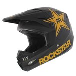 Fly Racing Kinetic MX Helmet Rockstar matt black gold