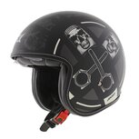 Axxis Hornet S SV helmet Skulls Illustrated B1 matt black