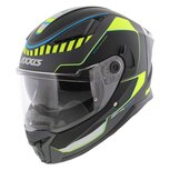 Axxis Panther SV full face motorcycle helmet Gale B3 fluor matt yellow - Size XS
