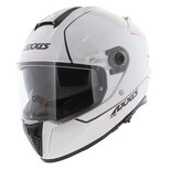 Axxis Hawk SV full face helmet solid A0 gloss pearl white