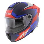 Axxis Hawk SV EVO full face helmet Ixil C17 matt blue red - Size XS