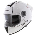 Axxis Hawk SV Evo full face helmet solid A0 gloss pearl white