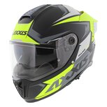 Axxis-Hawk-SV-Evo-Integraal-helm-Ixil-mat-zwart-fluor-geel
