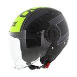 Axxis Metro S helmet Duo B13 matt black yellow - Size XXS - Children / youth helmet for motorcycle and scooter
