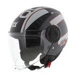 Axxis Metro S helmet Duo C2 matt grey - Size XXS - Children / youth helmet for motorcycle and scooter