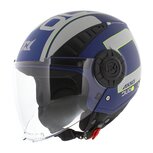 Axxis Metro S helmet Duo C7 matt blue - Size XXS - Children / youth helmet for motorcycle and scooter
