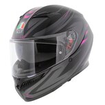 AGV K3 fullface motorcycle helmet Syth matt black pink