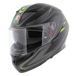 AGV K3 fullface motorcycle helmet Syth matt black fluo yellow