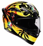 AGV K1 S Motorcycle helmet Tropicrush gloss black orange