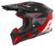 Airoh MX Helmet Aviator 3 AMS&sup2; Sping Matt black red