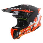 Airoh Twist 3.0 MX Helmet Dirt matt black orange red