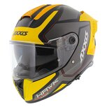 Axxis Hawk SV Evo full face helmet Judge B13 matt yellow black titanium