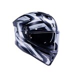 AGV K5 helmet Astralix matt black white