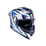 AGV K5 helmet Zenithar matt black white blue