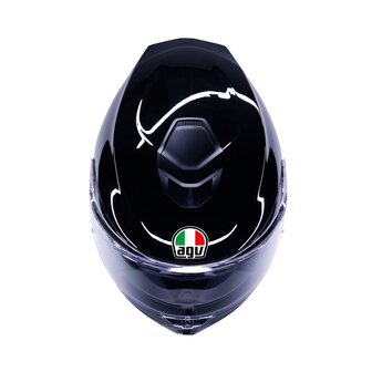 AGV K5 helmet Mono solid gloss black