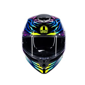 AGV K5 helmet Viverna blue purple yellow