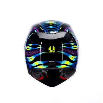 AGV K5 helmet Viverna blue purple yellow