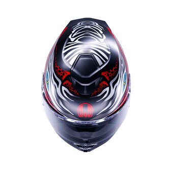 AGV K5 helmet Viverna matt black grey red