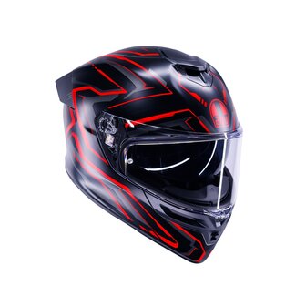 AGV K5 helmet Astralix matt black red