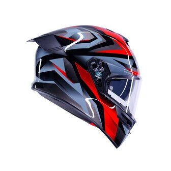 AGV K5 helmet Munor black red