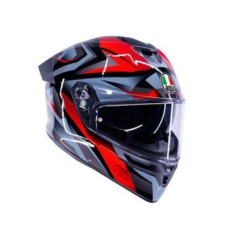 AGV K5 helmet Munor black red