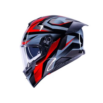 AGV K5 helmet Munor black red