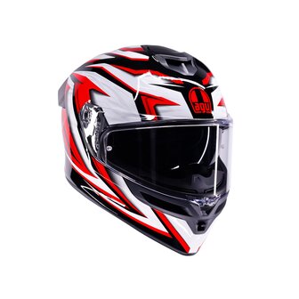 AGV K5 helmet Zenithar black white red