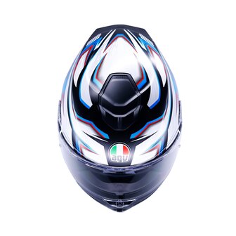 AGV K5 helmet Zenithar matt black white blue