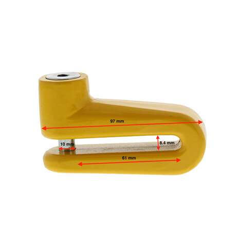 Disc Lock MKX-Lock 10mm Yellow