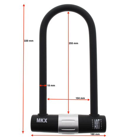 MKX-Lock U-Lock 180x320 