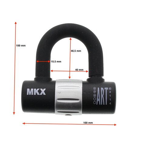 MKX-Lock Scooterslot ART3 90cm
