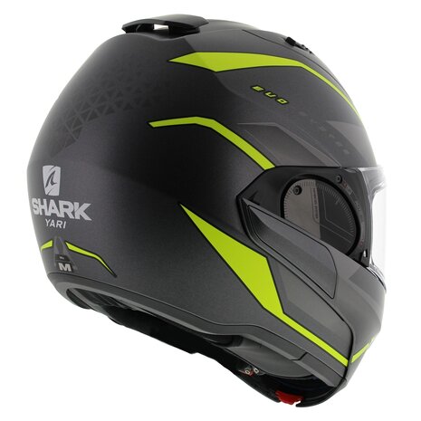 Shark Evo ES Yari matt anthracite yellow silver - Size XS - Flip Up Modular Motorcycle helmet