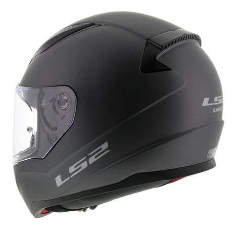 LS2 FF353 Rapid Single Mono matt titanium Helmetdiscounter