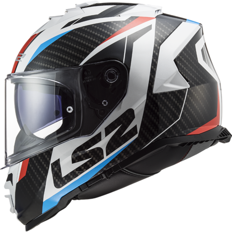 LS2 FF800 Storm Racer blue red white