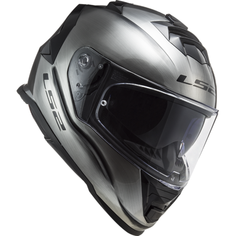 LS2 FF800 Storm Jeans gloss titanium - Size XS - Motorcycle helmet - Pinlock / Sunvisor included