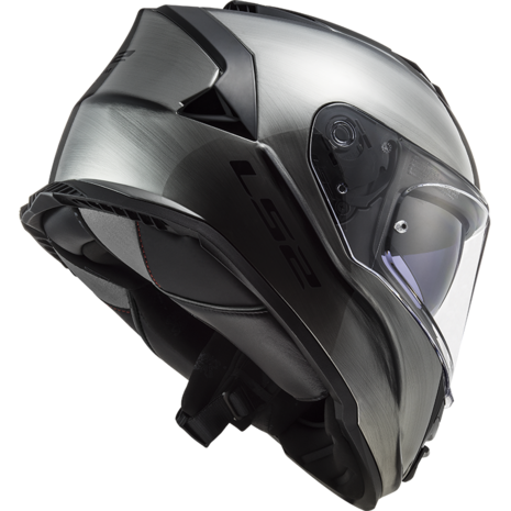 LS2 FF800 Storm Jeans gloss titanium - Size XS - Motorcycle helmet - Pinlock / Sunvisor included