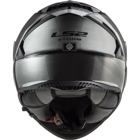 LS2 FF800 Storm Jeans gloss titanium - Size XS - Motorcycle helmet - Pinlock / Sunvisor included