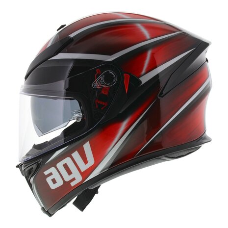 AGV K5-S Tempest Black White Red 
