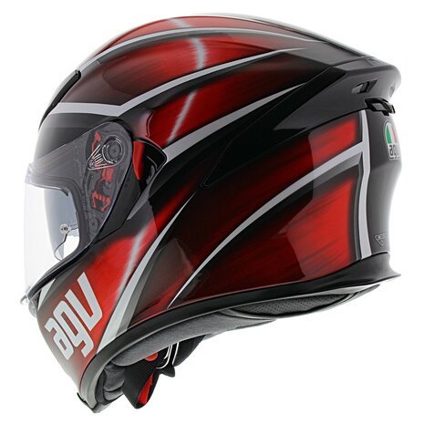 AGV K5-S Tempest Black White Red 