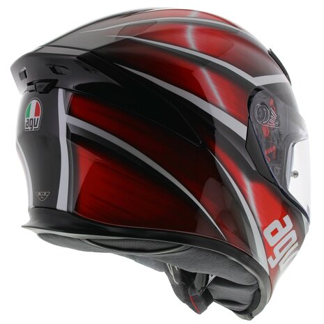 AGV K5-S Tempest Black White Red 