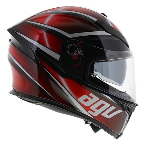 AGV K5-S Tempest Black White Red 
