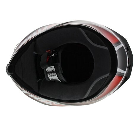 AGV K5-S Tempest Black White Red  - Size XXL - Motorcycle Helmet Full Face Fiberglass