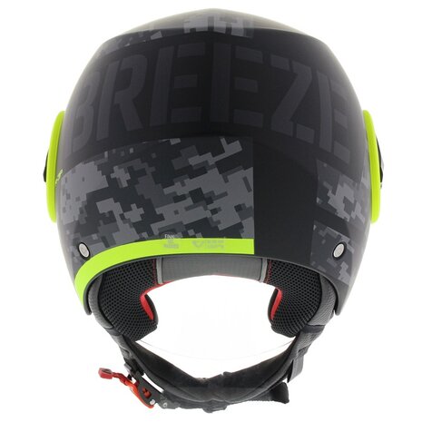 Vemar Breeze helmet Camo matt grey yellow fluo - Size M