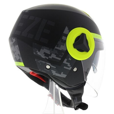 Vemar Breeze helmet Camo matt grey yellow fluo - Size M