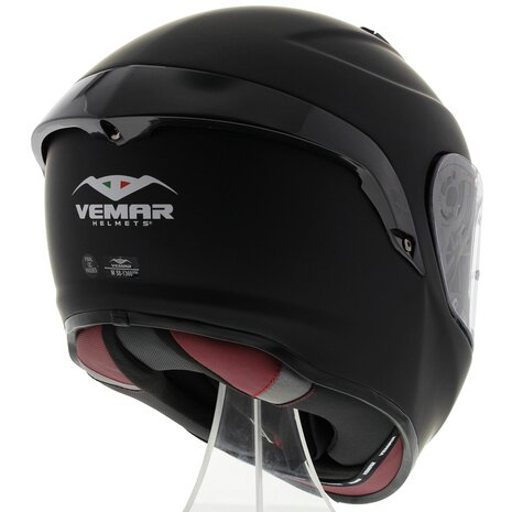 Vemar Hurricane H0S Solid matt black - Size XL - Racing motorcycle helmet