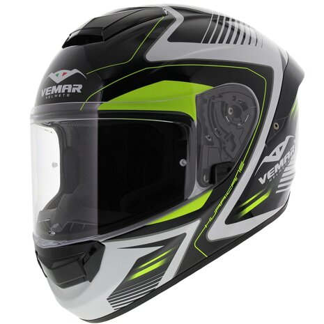 Vemar Hurricane Laser gloss white yellow black - Size XL