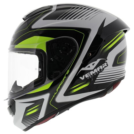 Vemar Hurricane Laser gloss white yellow black - Size XL
