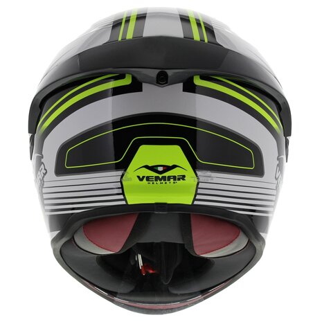 Vemar Hurricane Laser gloss white yellow black - Size XL